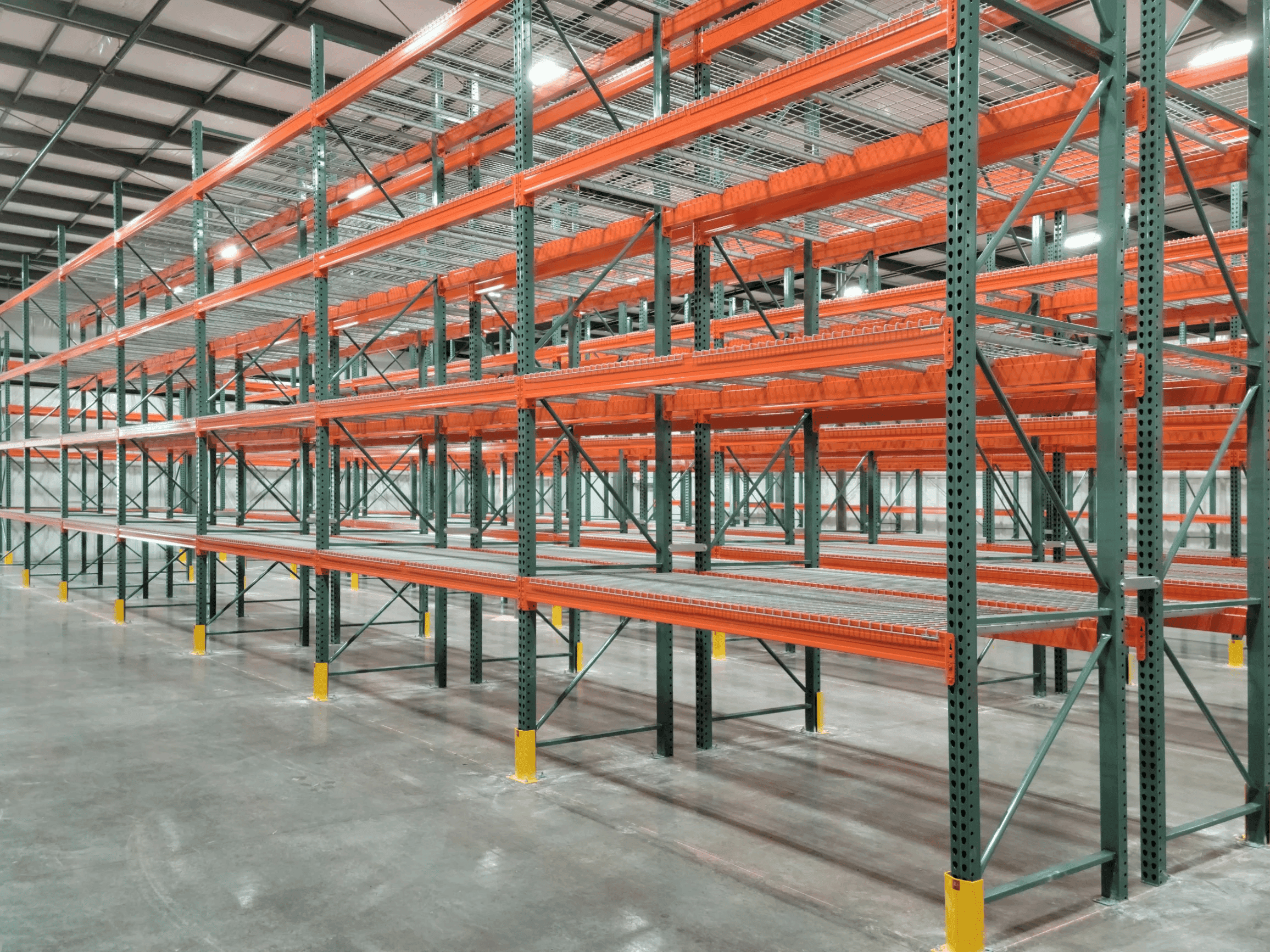Warehouse equipment sourcing from multiple vendors
